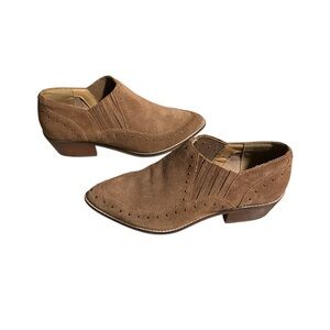 Crown Vintage Brown Ankle Booties